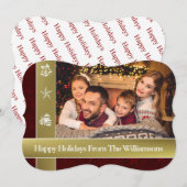 金ゴールドバンドサラウンドファミリーフォトカファンシーット シーズンカード (正面/裏面)