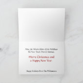 金ゴールドバンド赤サラウンドファミリーフォト シーズンカード (内部)