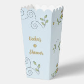 金ゴールドバーズブルーベビーシャワー フェイバーボックス (裏面)