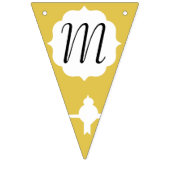 金ゴールドバードシルエットお祝い バンティングフラッグ (第3の旗)