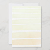 金ゴールドパイナップルアロハ誕生日招待状 招待状 (裏面)