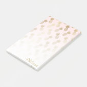 金ゴールドパイナップルパターン ポストイット (アングル)