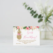 金ゴールドパイナップルフローラはシャワーゲームの数を推測 エンクロージャーカード (スタンド正面)