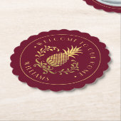 金ゴールドパイナップル |ファミリ名 ペーパーコースター (アングル)