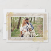 金ゴールドパインズクリスマスフォト シーズンカード (正面)