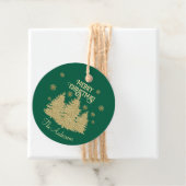 金ゴールドパインツリーズ金ゴールド雪片 フェイバータグ (インサイチュ)