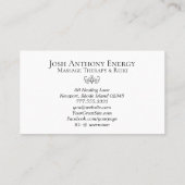 *~*金ゴールドパステル星雲銀河系ユニバースアクアAP3 名刺 (裏面)