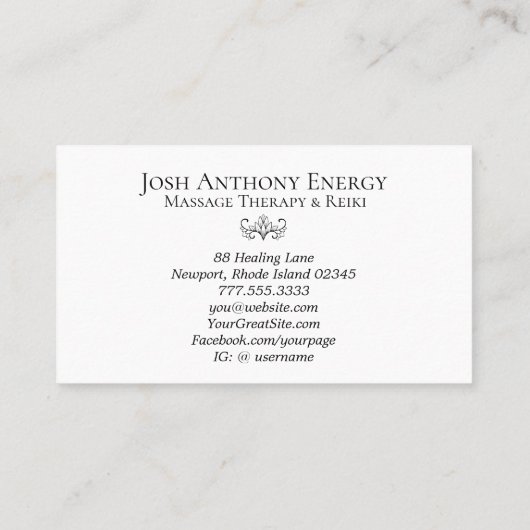 *~*金ゴールドパステル星雲銀河系ユニバースアクアAP3 名刺 (裏面)