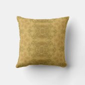 金ゴールドパターン高級装飾装飾用クッション クッション (裏面)