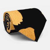 金ゴールドパターン ネクタイ (ロール)