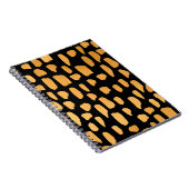 金ゴールドパターン ノートブック (右側)