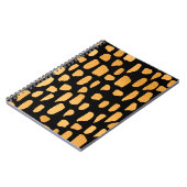 金ゴールドパターン ノートブック (左側)