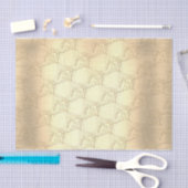 金ゴールドパターン 薄葉紙 (クラフト)