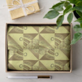 金ゴールドパターン 薄葉紙 (ギフト)