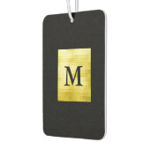 金ゴールドパネル付きブラックII カーエアーフレッシュナー (左)