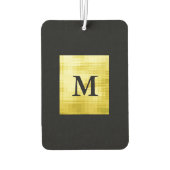 金ゴールドパネル付きブラックII カーエアーフレッシュナー (裏面)