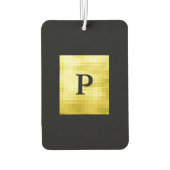 金ゴールドパネル付きブラックII カーエアーフレッシュナー (裏面)