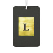 金ゴールドパネル付きブラックII カーエアーフレッシュナー (裏面)