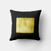 金ゴールドパネル付き黒 – II クッション (裏面)