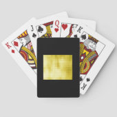 金ゴールドパネル付き黒 – II トランプ (裏面)