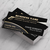 金ゴールドパワーウォッシャー圧力洗浄ハウスクリーニング 名刺