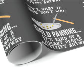 金ゴールドパンギフト – Mining おもしろい Miner ラッピングペーパー (ロールコーナー)