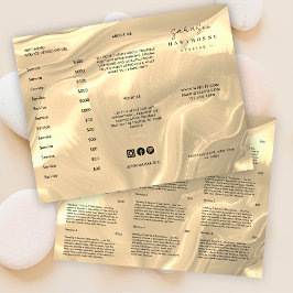 金ゴールドパンフレット価格表シェルホログラフィック