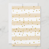 金ゴールドパンプキンフレンドシビングディナー招待状 招待状 (裏面)