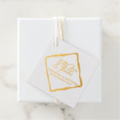 金ゴールドパーソナライズされたの素感謝してい理 フェイバータグ (箱)