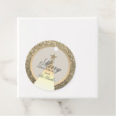 金ゴールドパーソナライズされたクリスマスプレゼントラベル フェイバータグ (インサイチュ)