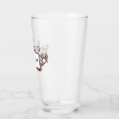 金ゴールドパーソナライズされたティアラ タンブラーグラス (左)