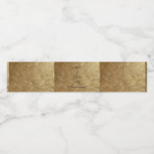 金ゴールドパーソナライズされたブレンド50周年記念ラベル ペットボトルラベル (シングルラベル)