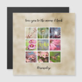 金ゴールドパーソナライズされたラブフォトコラージュ (正面/裏面)