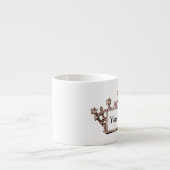 「金ゴールドパーソナライズされた・ティアラ」 エスプレッソカップ (正面)