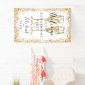 金ゴールドパーティーウェルカムバナー 横断幕 (インサイチュ)