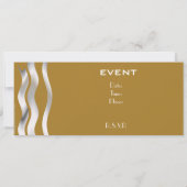 金ゴールドパーティーVIPの招待 招待状 (裏面)