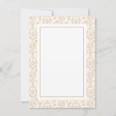 金ゴールドパーフェクトPearフォトサンキューカード サンキューカード (裏面)