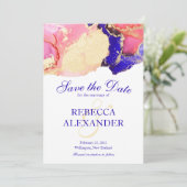 金ゴールドパープルアゲ結婚ート セーブザデート (スタンド正面)