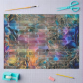 金ゴールドパープルウォールアートドリーム 薄葉紙 (クラフト)