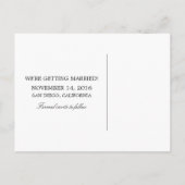 金ゴールドパープルドラゴン日付はがきを保存 案内ポストカード (裏面)