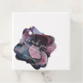 金ゴールドパープルブルーアジサイ18誕生日サンキュー フェイバータグ (インサイチュ)