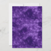 金ゴールドパープル卒業パーティー 招待状 (裏面)