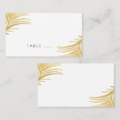 金ゴールドパーム離れビーチ座席表 プレイスカード (正面/裏面)