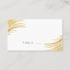 金ゴールドパーム離れビーチ座席表 プレイスカード