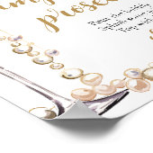 金ゴールドパールとプロセッコ売春あっせん業者ユプロセッコミモサ ポスター (角)