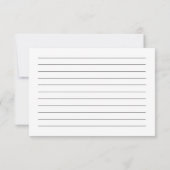 金ゴールドパールプロセッコブライダルシャワーレシピカード 招待状 (裏面)