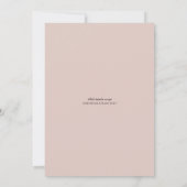 金ゴールドパール&プロセッコブランチバブリーブライダルシャワー 招待状 (裏面)