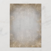 金ゴールドヒトデビーチ結婚式詳細情報 エンクロージャーカード (裏面)