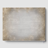 金ゴールドヒトデ熱帯ビーチ結婚式 ゲストブック (裏面)