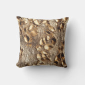 金ゴールドヒョウのメタリックスポット クッション (正面)